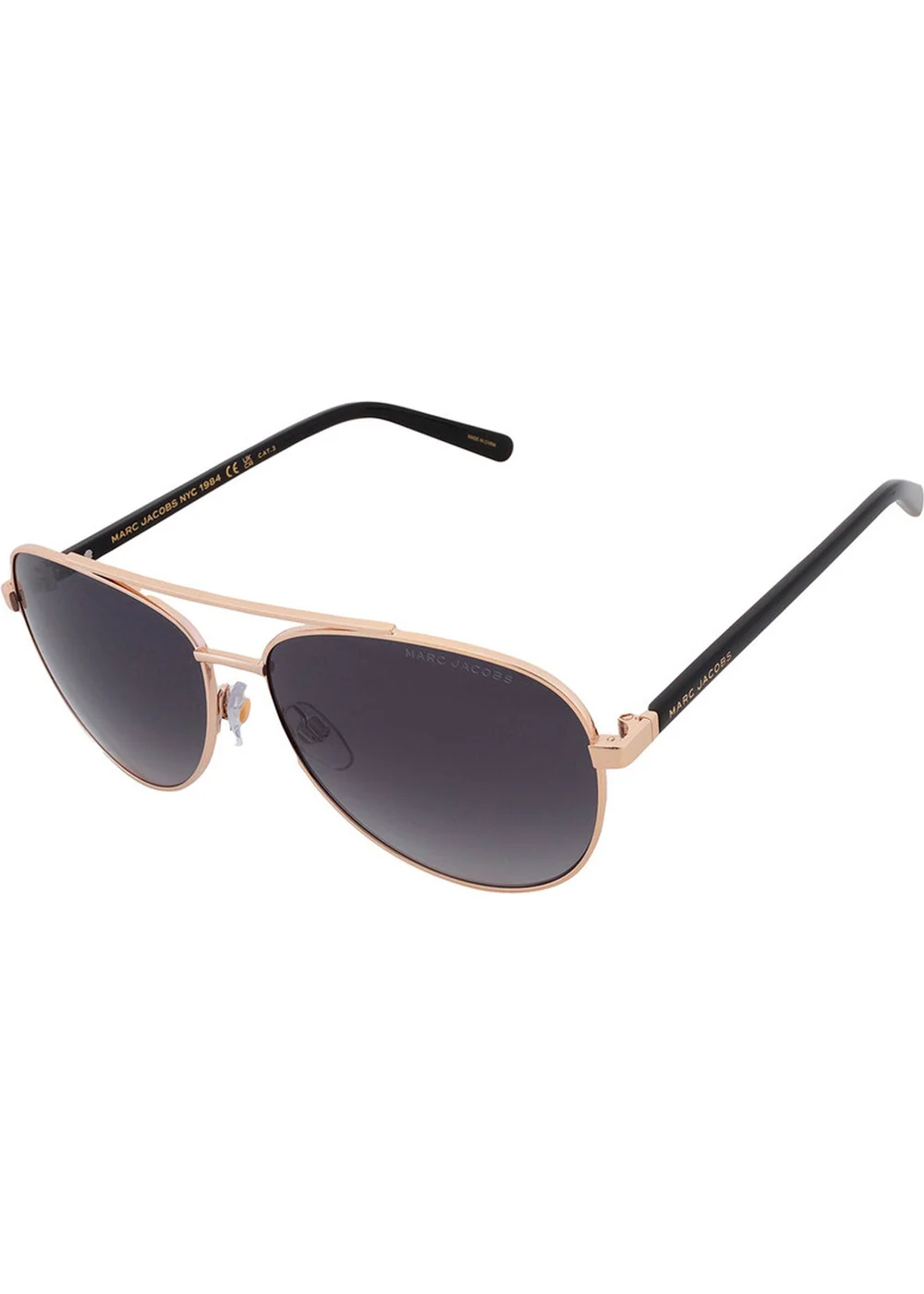 Marc Jacobs Gold Gradient Sunglasses - One Size Image 4