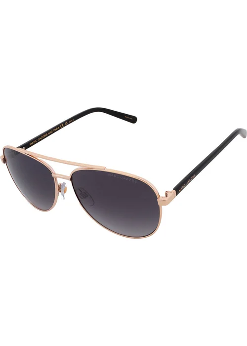 Marc Jacobs Gold Gradient Sunglasses - One Size Image 4