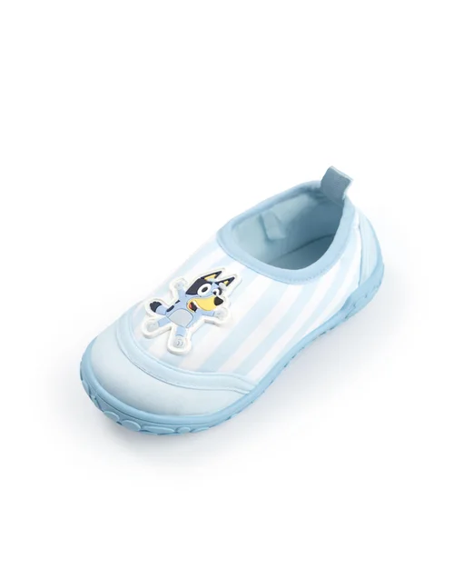 Vanilla Underground Bluey Unisex Kids Blue Stripy Aqua Shoes (6-12 UK Child) - 11 Infants Image 4