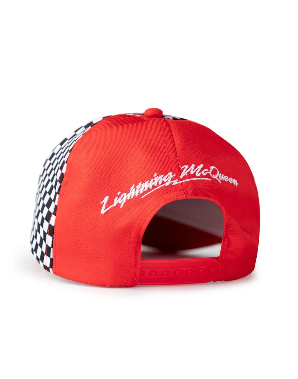 Vanilla Underground Disney Cars Boys Red Lightning Mcqueen Adjustable Curved Peak Cap (One Size) - One Size Image 2