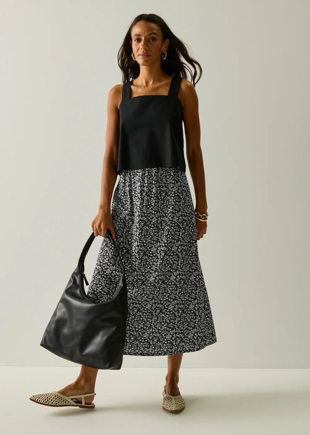 Regatta Life Monochrome Ditsy Bloom Flamenca Skirt - 8 Image 3