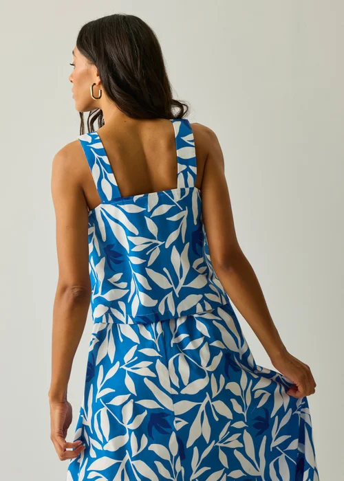 Regatta Life Sonic Blue Tropic Leaves Laguna Lightweight Vest - 20 Image 2