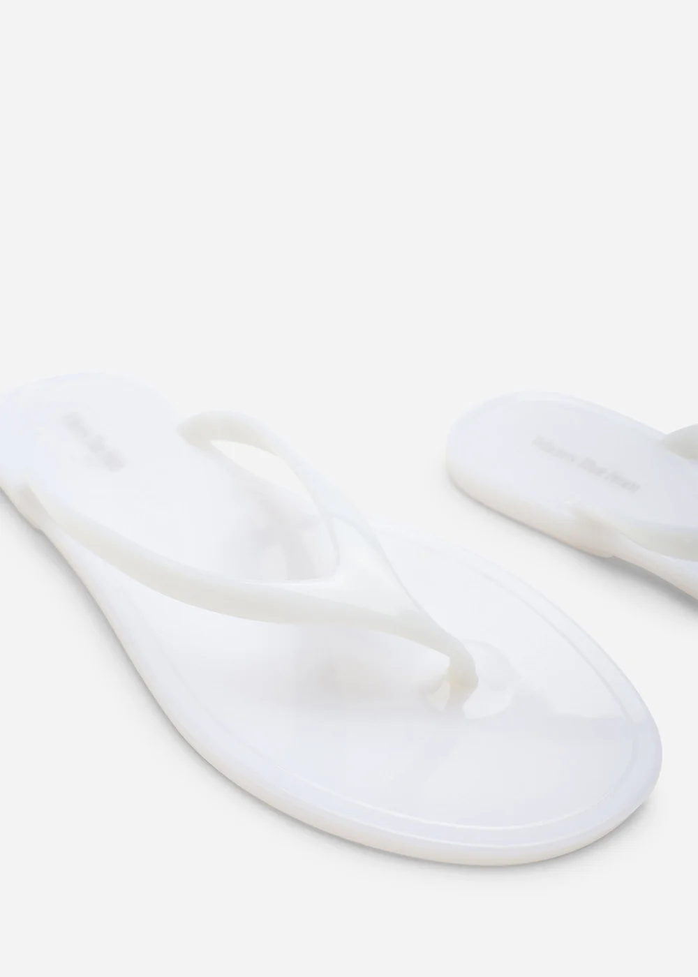 Where's That From Chandler Clear Jelly Flip Flop Sandals - 3 Image 5
