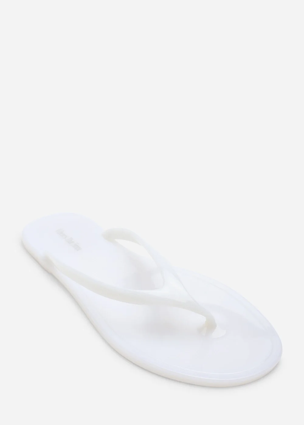 Where's That From Chandler Clear Jelly Flip Flop Sandals - 3 Image 3