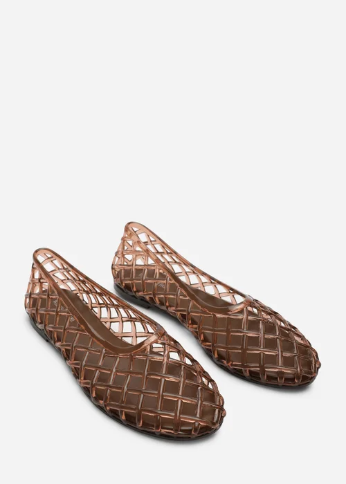 Where's That From Kori Brown Clear Jelly Ballet Pumps - 3 Image 4