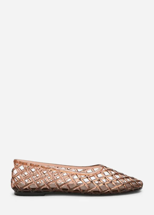 Where's That From Kori Brown Clear Jelly Ballet Pumps - 3 Image 1