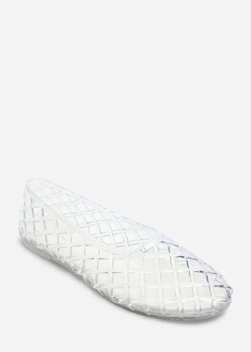 Where's That From Kori Clear Jelly Ballet Pumps - 3 Image 3