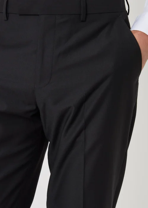 Threadbare Black Slim Fit Suit Trousers - 34 Image 4