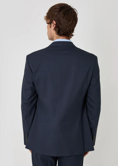 Threadbare Navy Regular Fit Single Breasted Blazer - 46 Chest R Image 2
