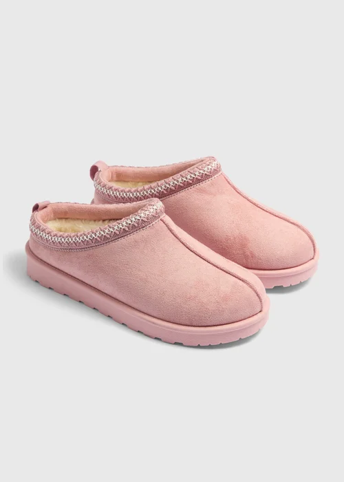 Pink Snug Mule Slippers - Size 3 Image 1
