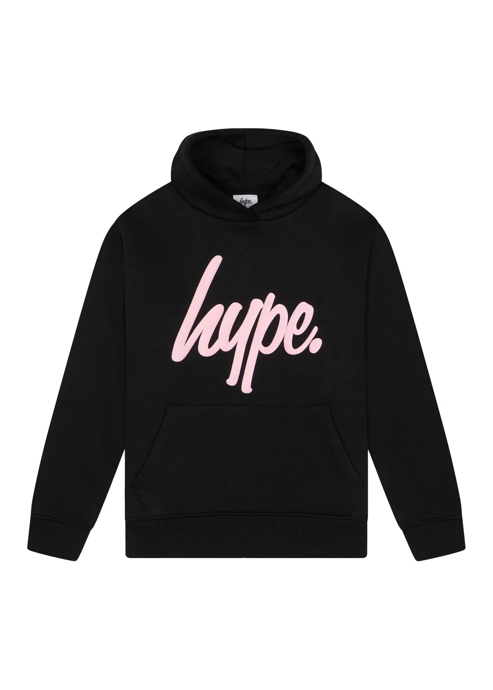 Hype Girls Black Hooded Tracksuit with Joggers (7-12 Years) - 7-8 Yrs Image 2