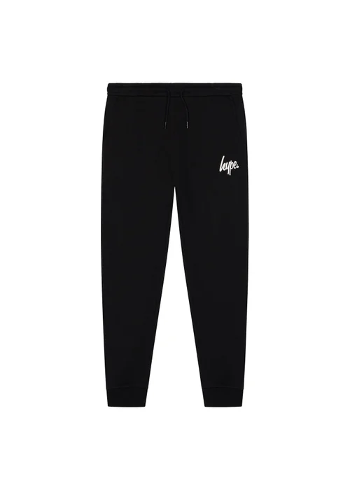 Hype Kids Black Soft Cuffed Joggers (9-14 Years) - 9-10 Yrs Image 3