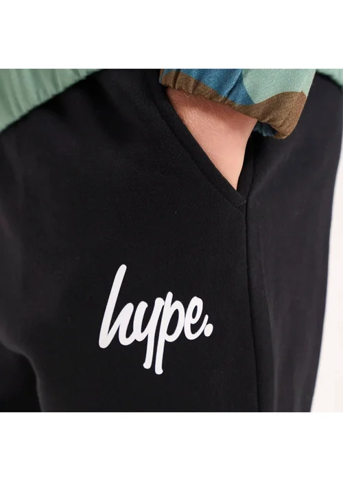 Hype Kids Black Soft Cuffed Joggers (9-14 Years) - 9-10 Yrs Image 4