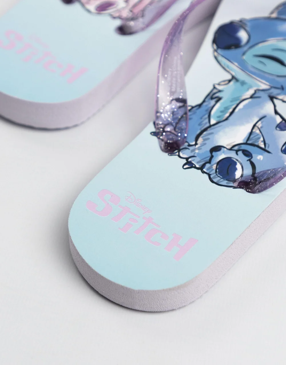 Vanilla Underground Lilo & Stitch Girls Multicoloured 2 Pack Multi Character Slider Slippers (12-5 UK Child) - 3 Infants Image 4