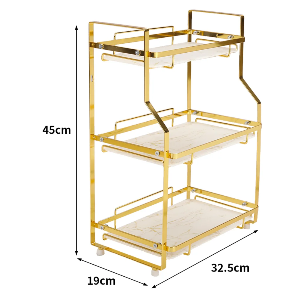 Lifeideas 3 Tier Storage Organiser Rack - One Size Image 2