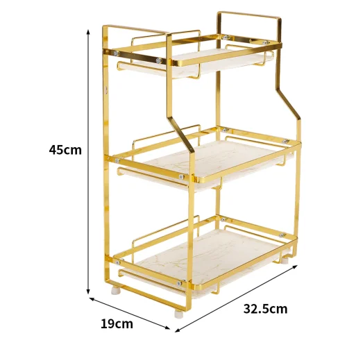Lifeideas 3 Tier Storage Organiser Rack - One Size Image 2