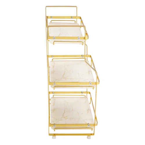Lifeideas 3 Tier Storage Organiser Rack - One Size Image 4