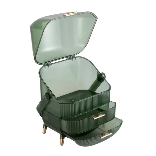 Lifeideas Makeup Storage Organiser with 2 Drawers - One Size Image 5