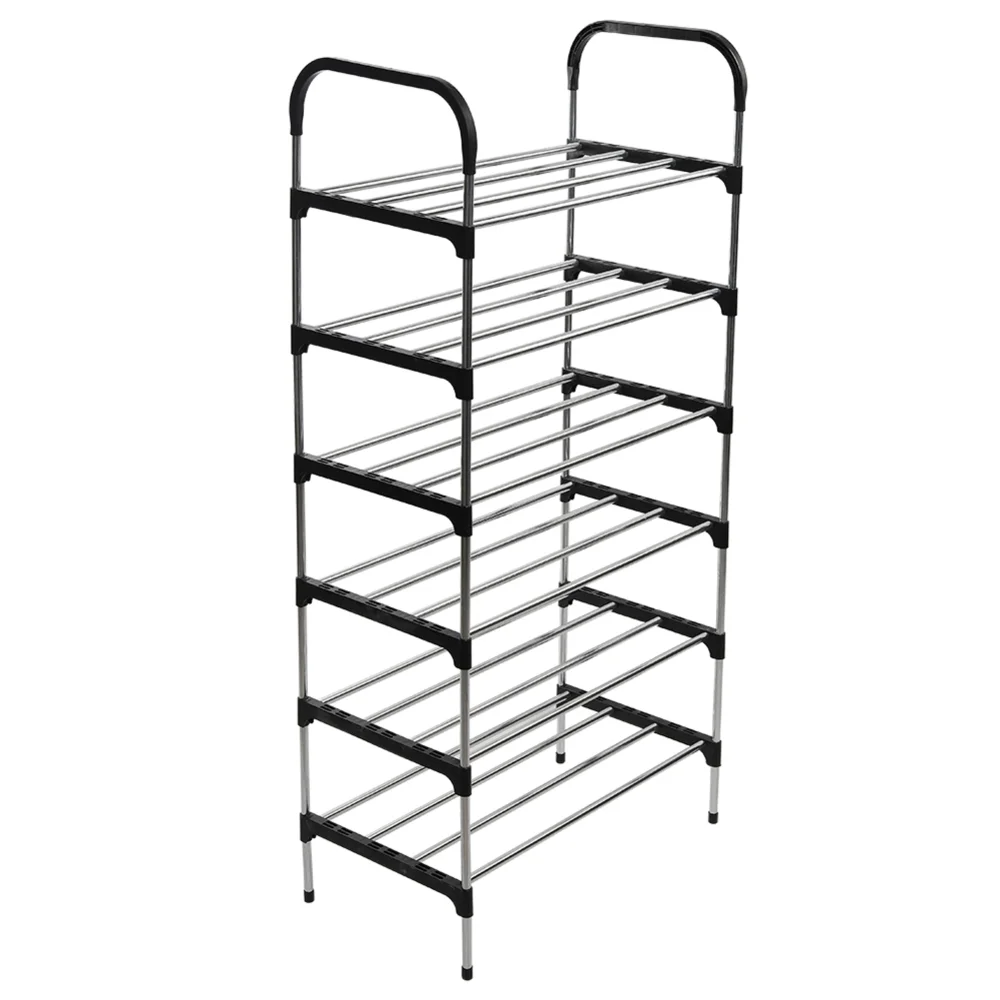 Lifeideas 6-Tier Galvanised Steel Shoe Rack - One Size Image 3