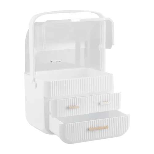 Lifeideas Desktop 3 Drawers Cosmetics Storage Organizer - One Size Image 4