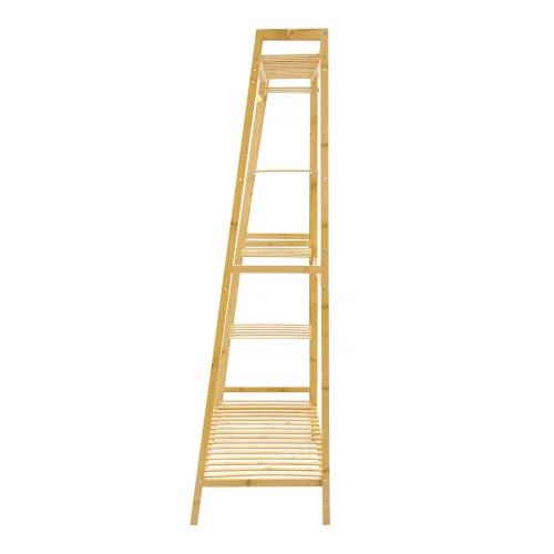 Lifeideas Bamboo Garment Clothes Rack - One Size Image 3