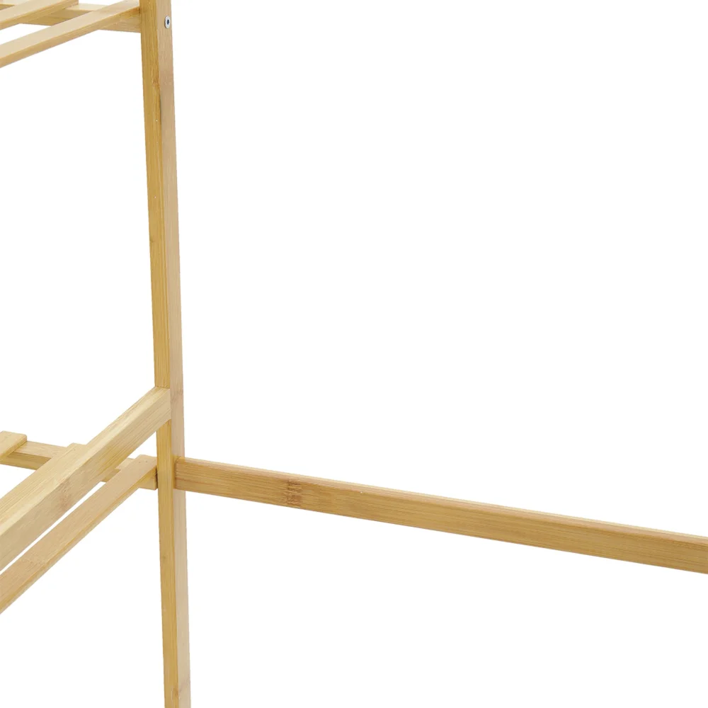Lifeideas Bamboo Garment Clothes Rack - One Size Image 5