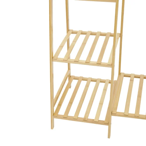 Lifeideas Bamboo Garment Clothes Rack - One Size Image 4