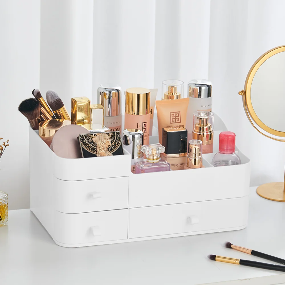 Lifeideas Makeup Organizer Storage with Drawers - One Size Image 1
