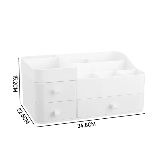Lifeideas Makeup Organizer Storage with Drawers - One Size Image 2