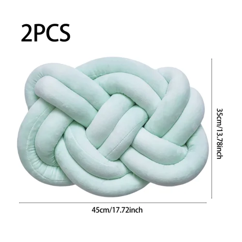 Lifeideas 2 Pcs Knot Cushions - One Size Image 2