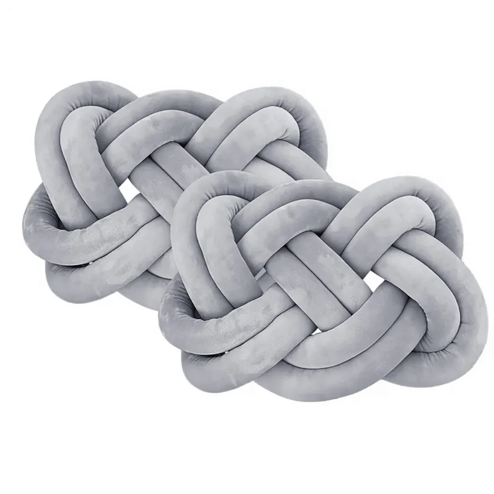 Lifeideas 2 Pcs Knot Cushions - One Size Image 3