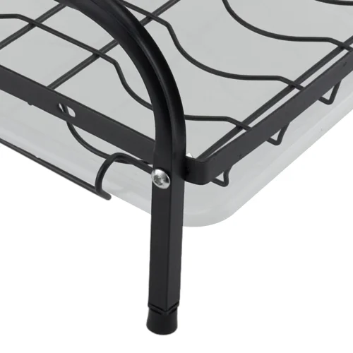 Lifeideas Steel Dish Drying Rack 2-Tier - One Size Image 6