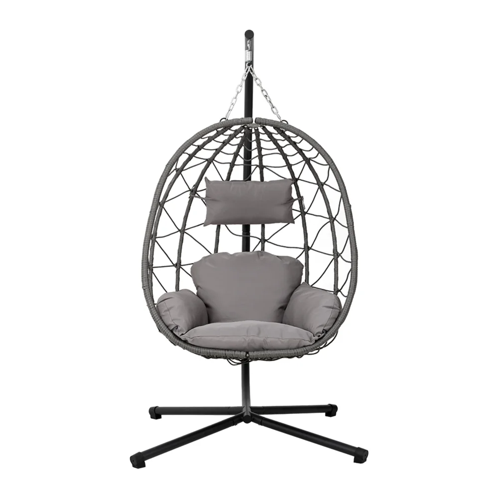 Breeins Swing Egg Chair with Stand & Cushion - One Size Image 3