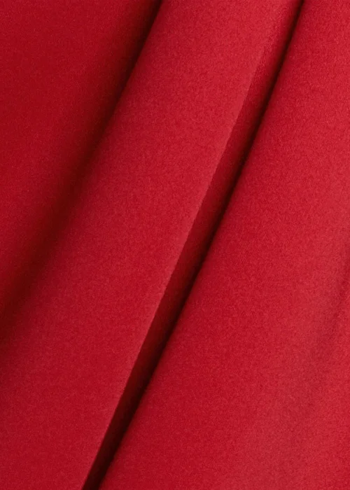 Goddiva Red Corset Fit & Flare Halter Neck Midi Dress - 12 Image 5