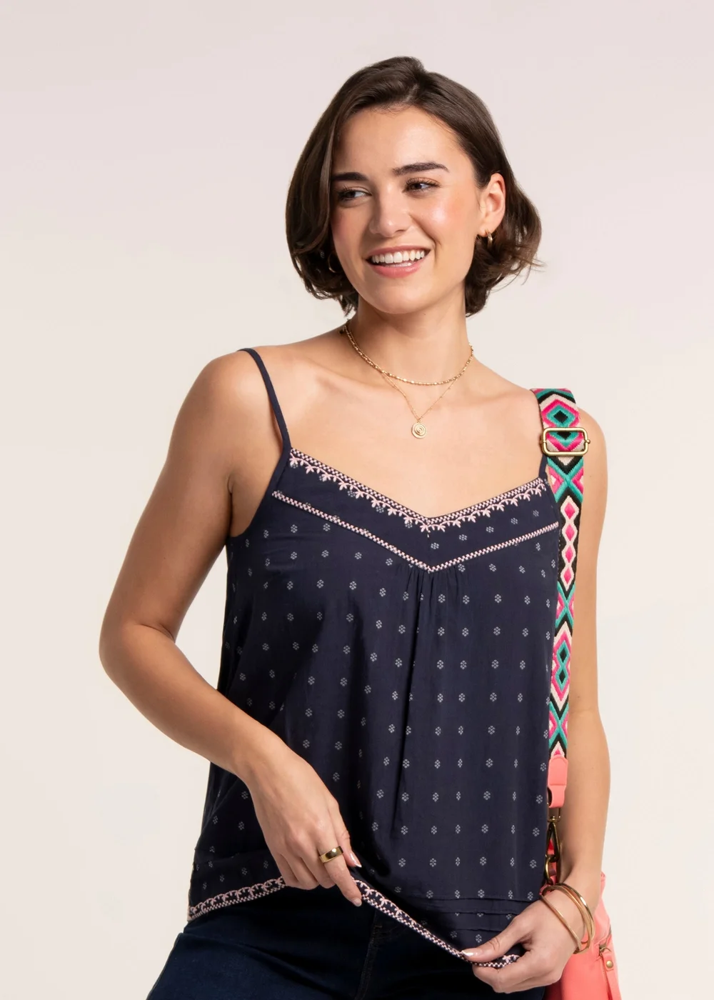 Brakeburn Navy Isle Camisole - 20 Image 1