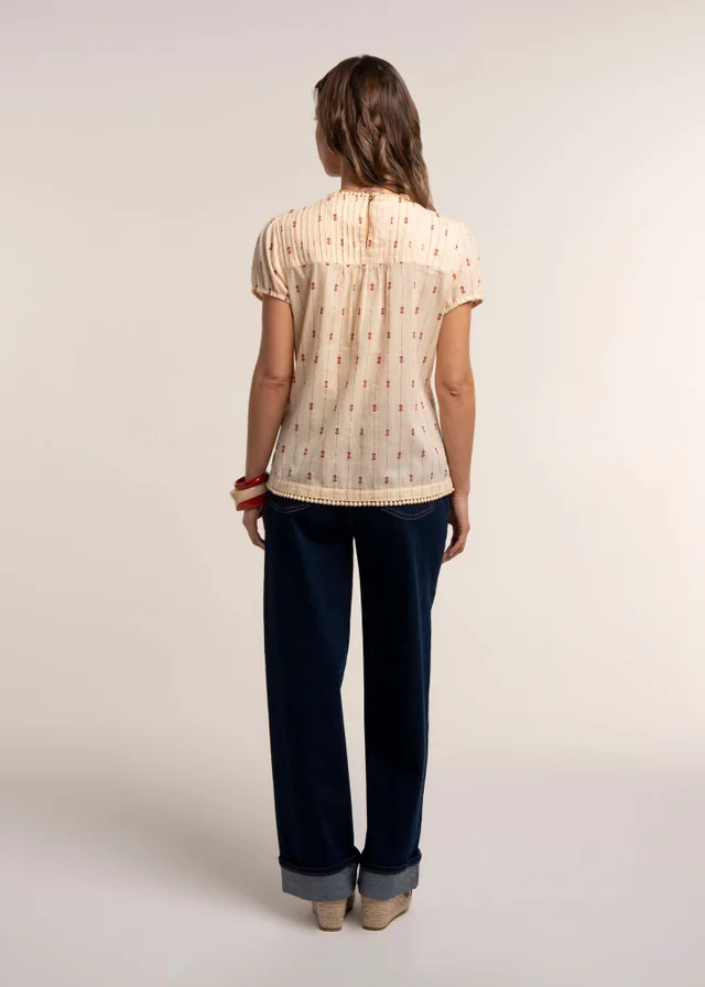 Brakeburn Cream Luna Blouse