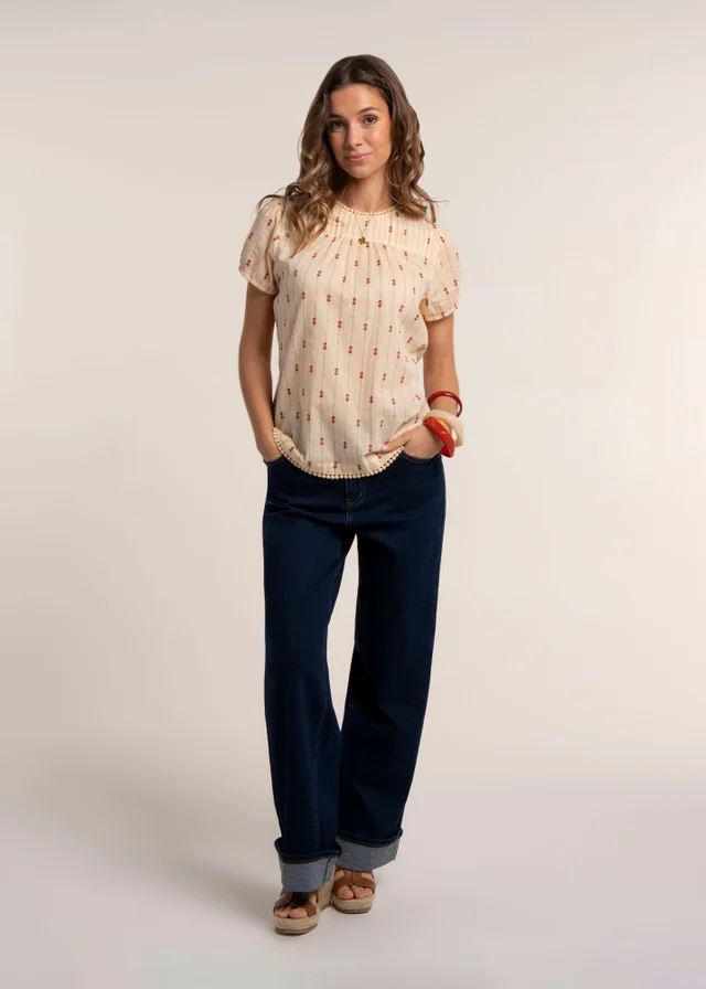 Brakeburn Cream Luna Blouse