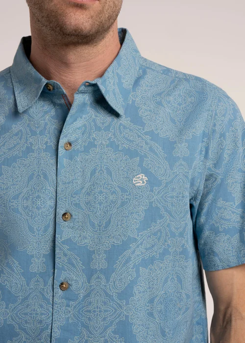 Brakeburn Blue Netley Shirt - XL Image 3