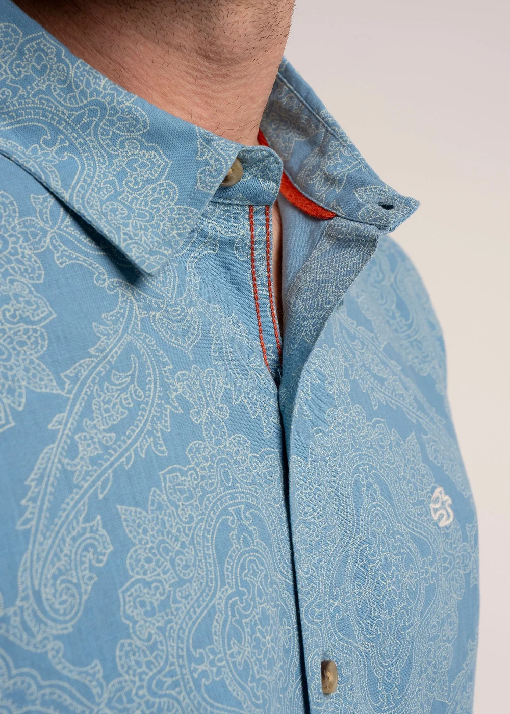 Brakeburn Blue Netley Shirt - XL Image 5