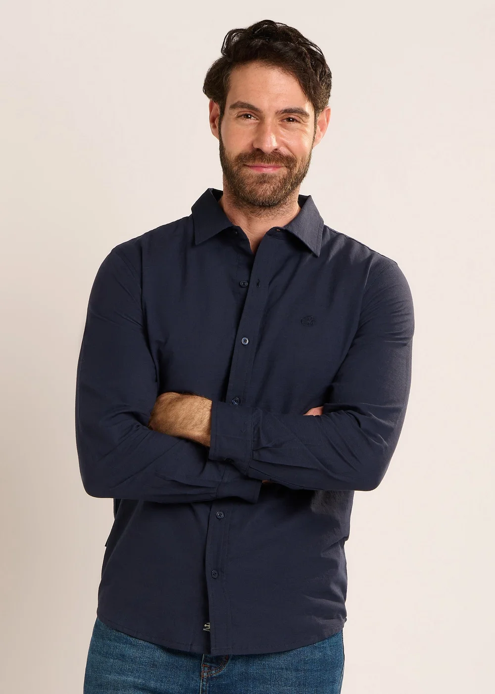 Brakeburn Navy Nithsdale Shirt - 2XL Image 1