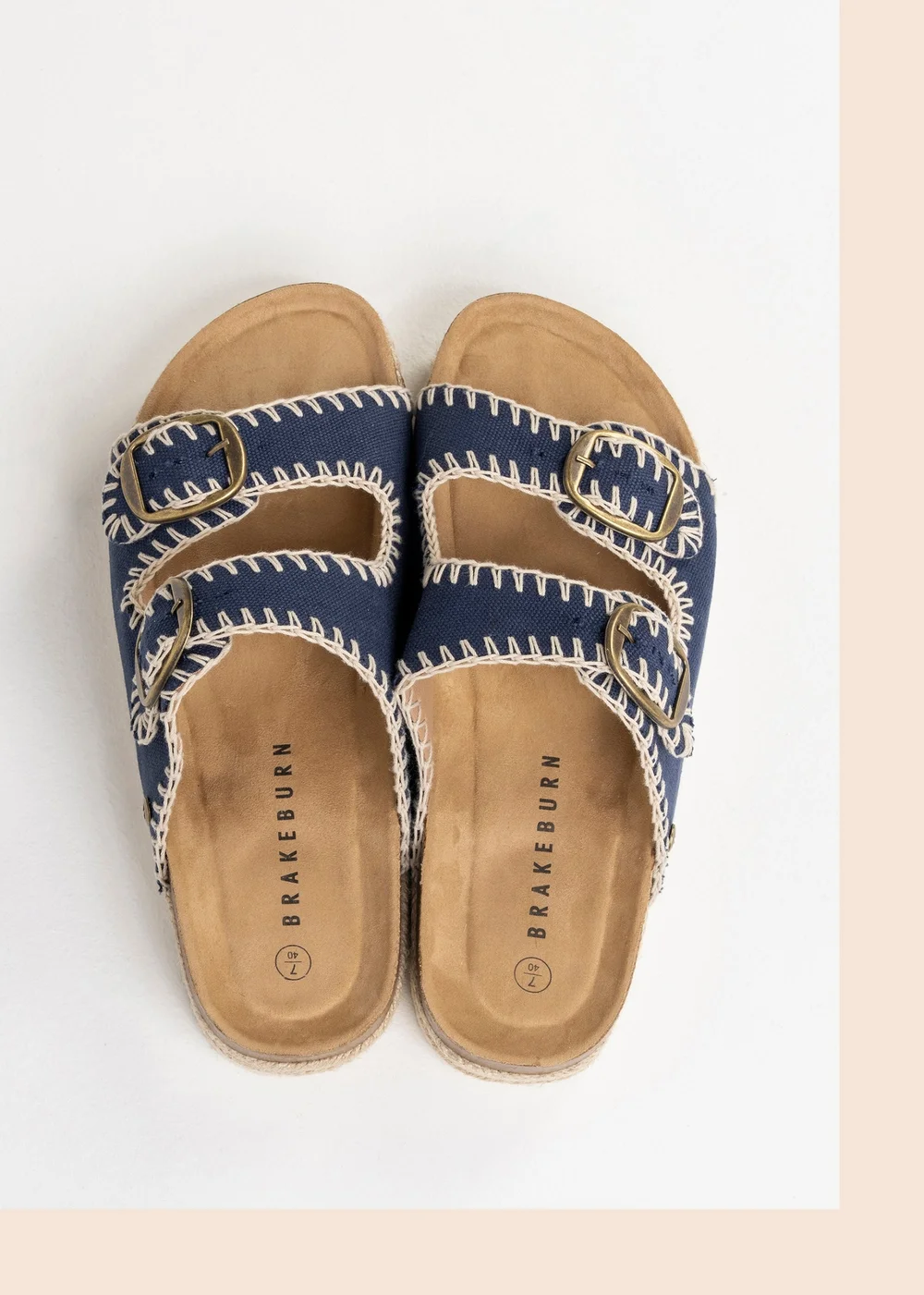 Brakeburn Navy Houns Sandal - 8 Image 3