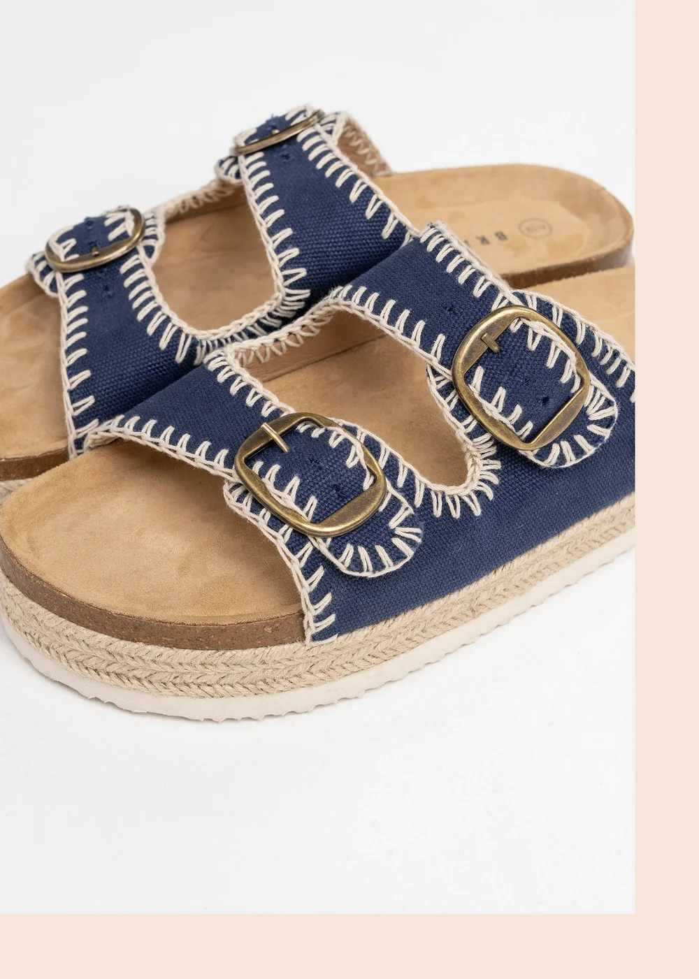 Brakeburn Navy Houns Sandal - 8 Image 2