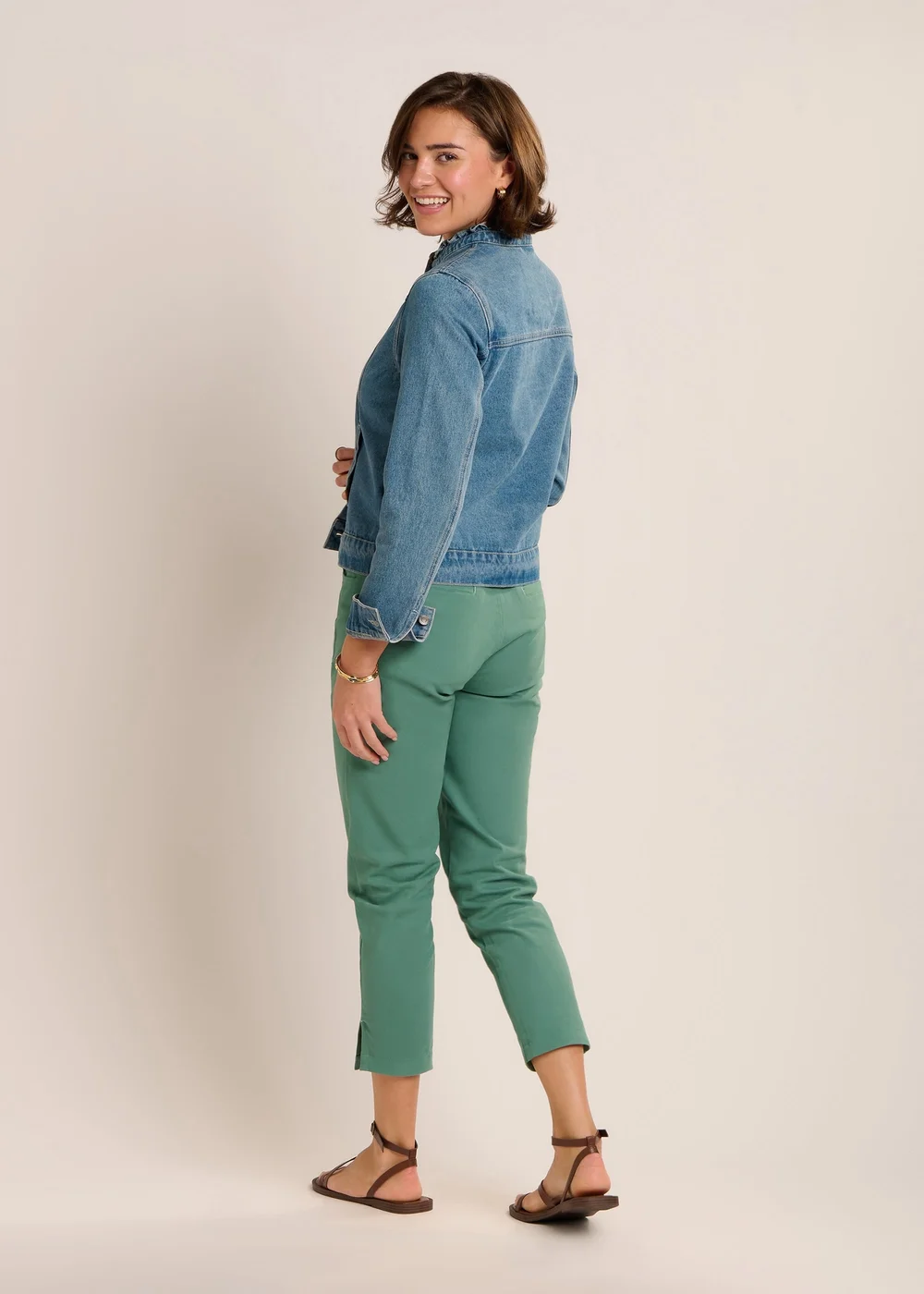 Brakeburn Blue Ruffle Neck Jacket - 8 Image 3