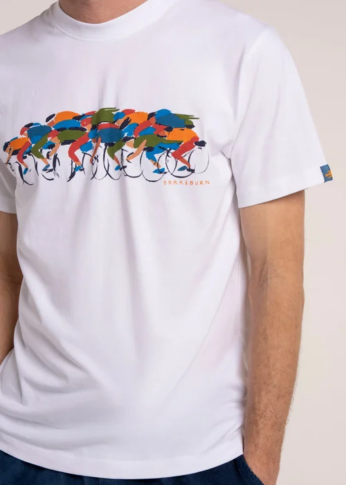 Brakeburn White Pelham T-Shirt - 2XL Image 3