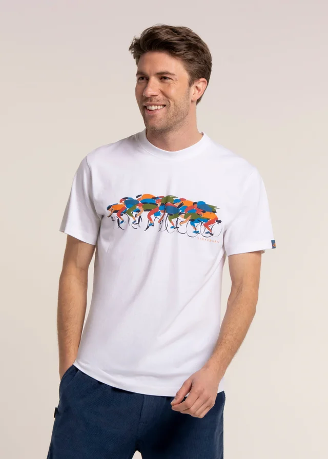 Brakeburn White Pelham T-Shirt