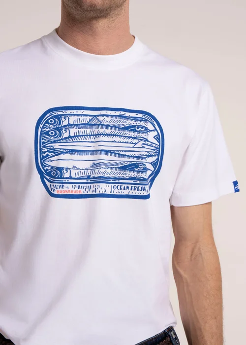 Brakeburn White Rackheath T-Shirt - S Image 3