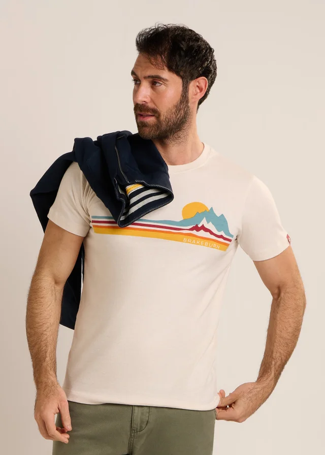 Brakeburn Cream Peterstow T-Shirt