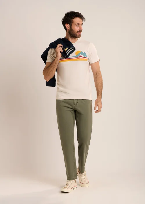 Brakeburn Cream Peterstow T-Shirt - L Image 5
