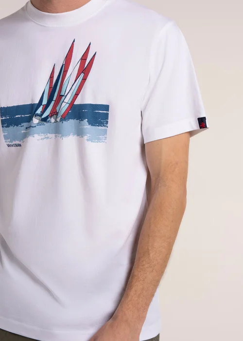 Brakeburn White Peckleton T-Shirt - XL Image 5