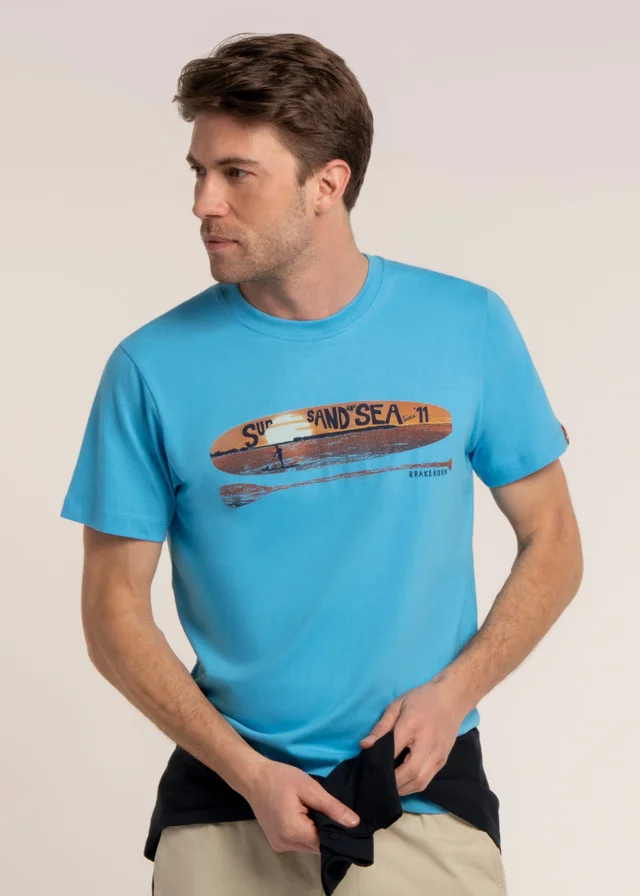 Brakeburn Blue Rathen T-Shirt